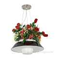 modern black shade pendant  lamp with iron and acrylic